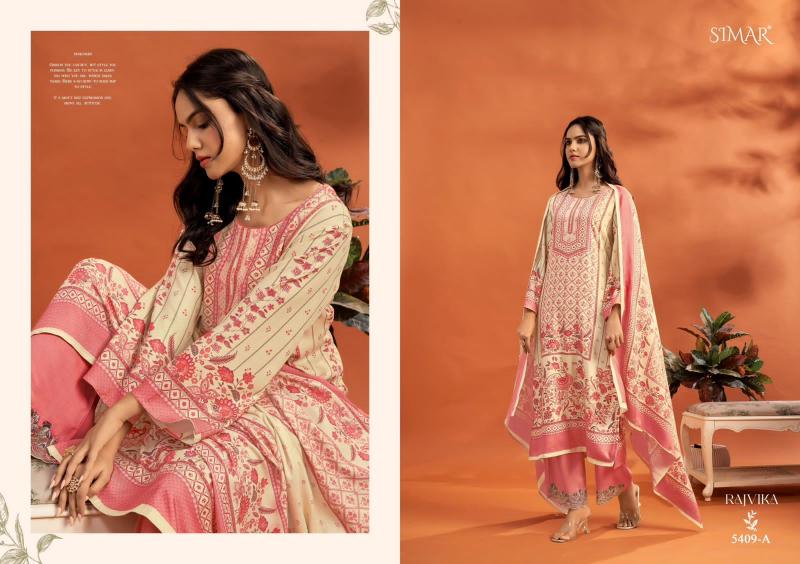 Glossy Simar Rajvika catalog salwar kameez wholesale market in ahmedabad