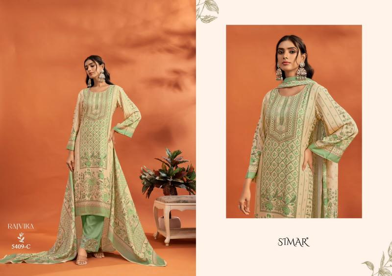 Glossy Simar Rajvika catalog salwar kameez wholesale market in ahmedabad