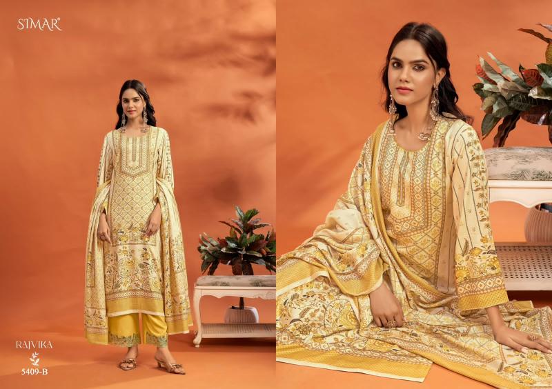 Glossy Simar Rajvika catalog salwar kameez wholesale market in ahmedabad