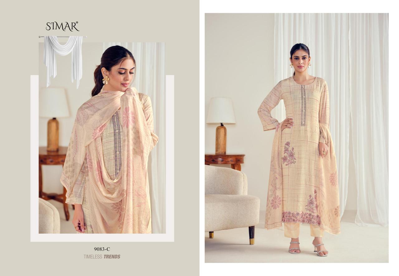 Glossy Simar Zeenat catalog wholesale designer salwar kameez in surat