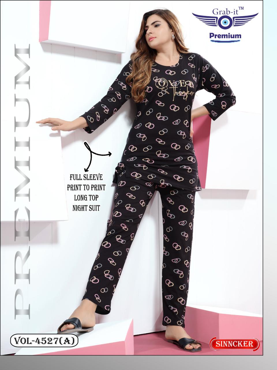 Grab it 4527 catalog co ord set Night Suit
