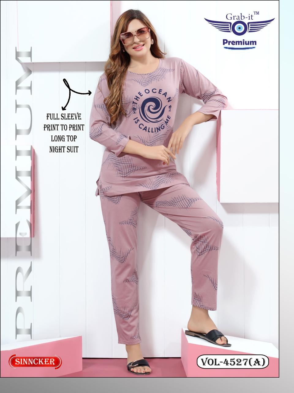 Grab it 4527 catalog co ord set Night Suit