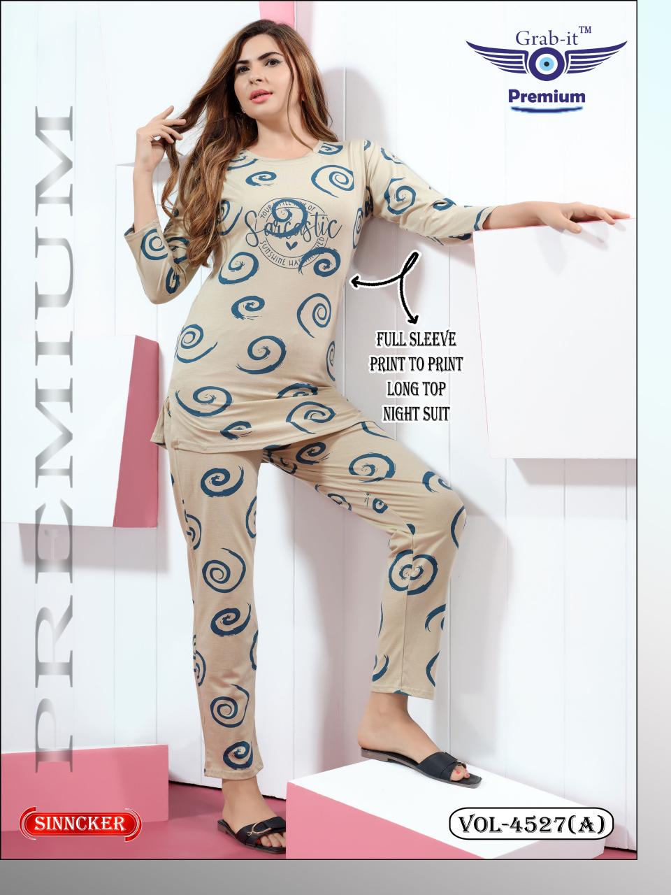 Grab it 4527 catalog co ord set Night Suit