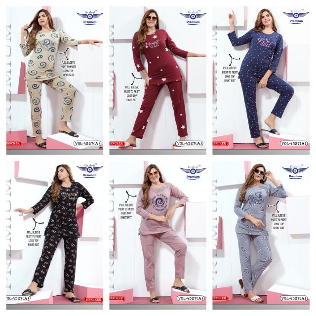Grab it 4527 catalog co ord set Night Suit