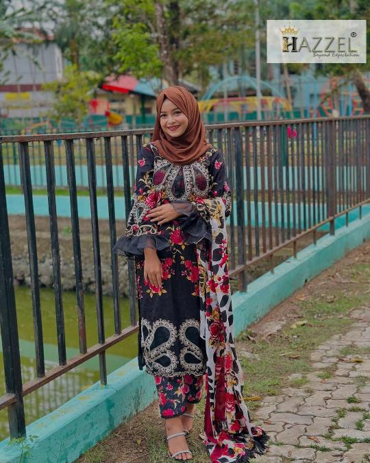 Hazzel M Print Basics 0315 catalog pakistani suits embroidery