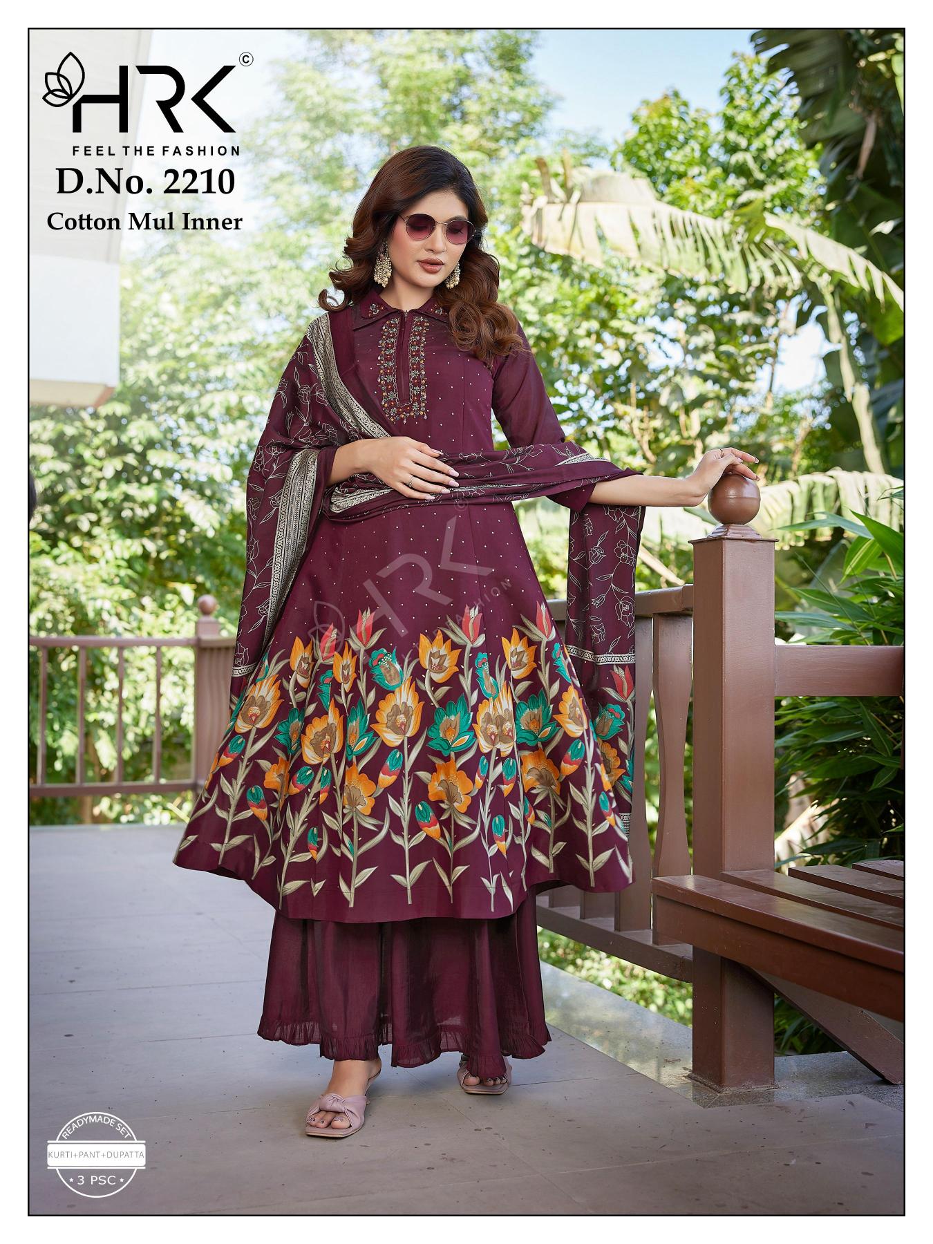HRK 2210 catalog kurti palazzo set wholesale price