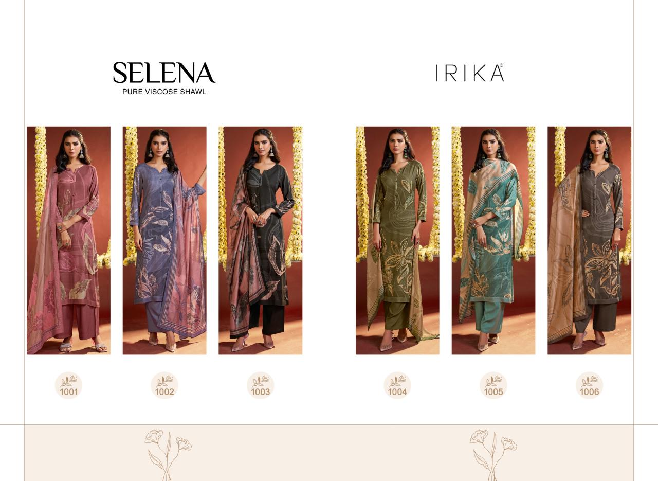 Irika Selena catalog unstitched salwar kameez wholesalers in kolkata