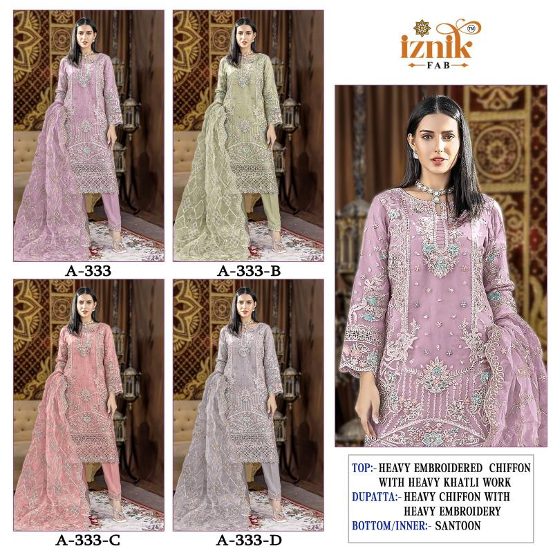 Iznik 333 catalog pakistani suits in gulshan store bangalore