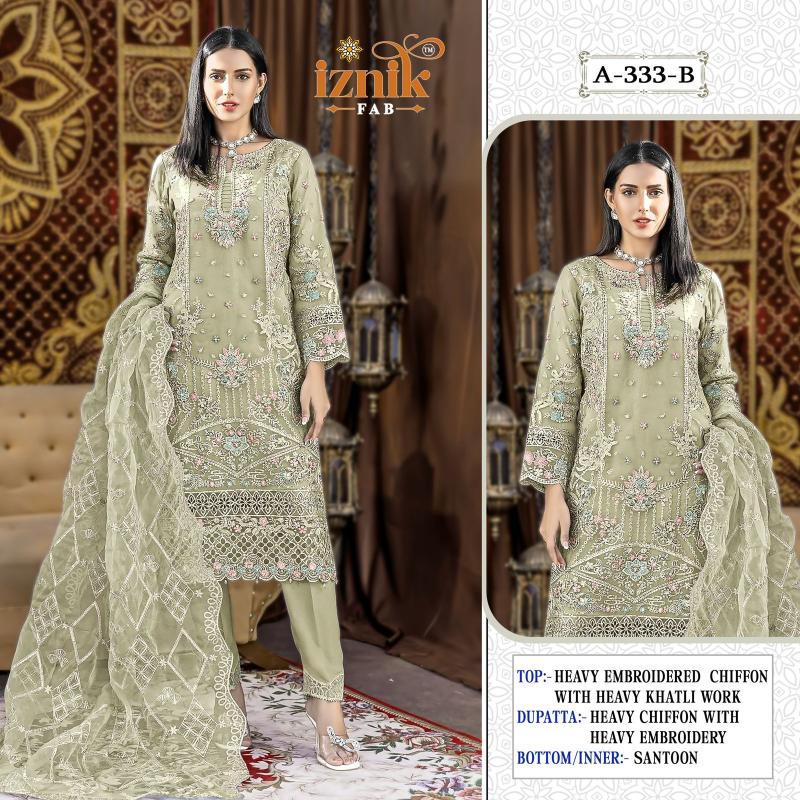 Iznik 333 catalog pakistani suits in gulshan store bangalore