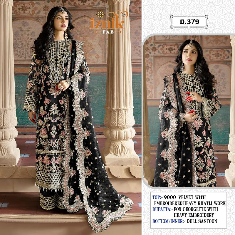 Iznik 379 catalog pakistani wholesale suits