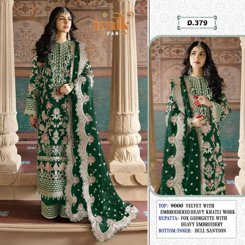 Iznik 379 catalog pakistani wholesale suits
