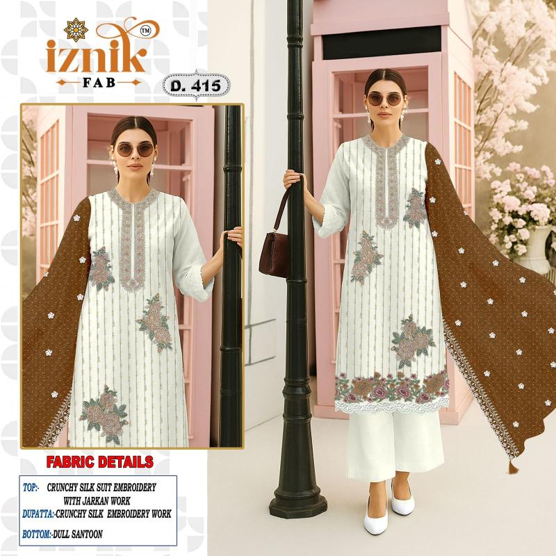 Iznik 415 Catalog pakistani suits manufacturer in india