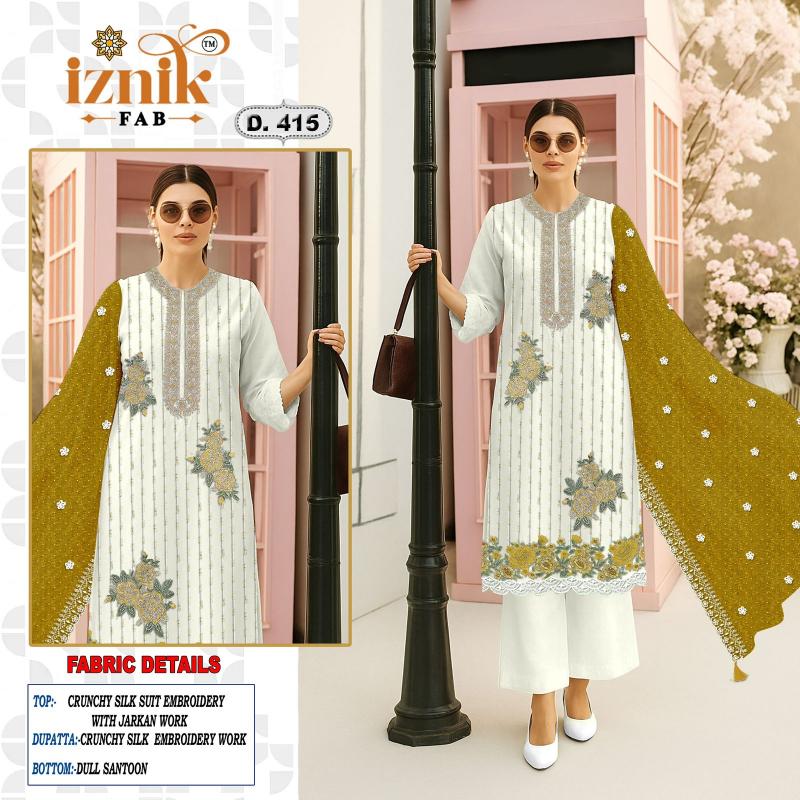 Iznik 415 Catalog pakistani suits manufacturer in india
