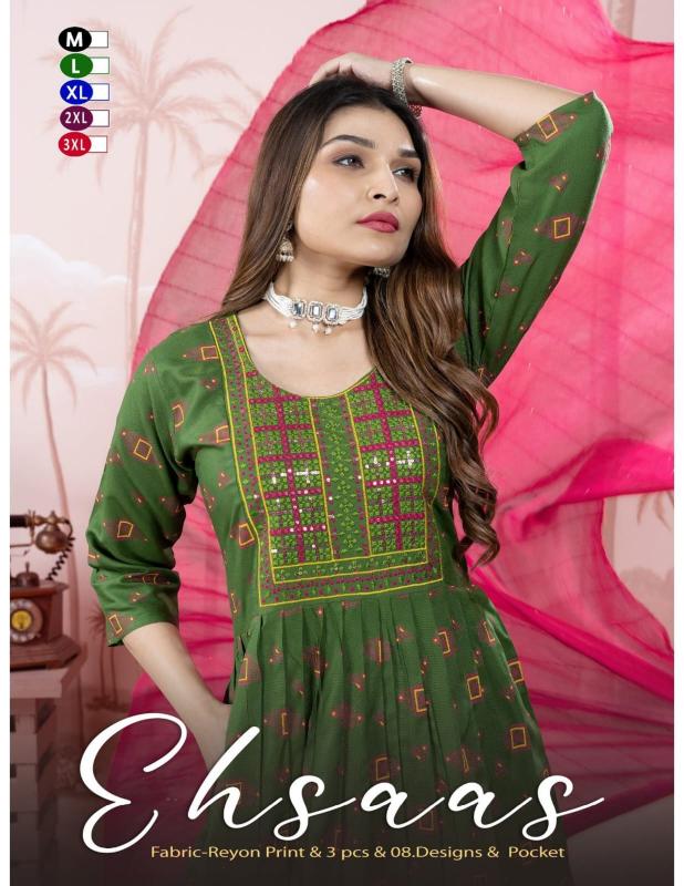 JLF Ehsaas catalog nd kurtis wholesale