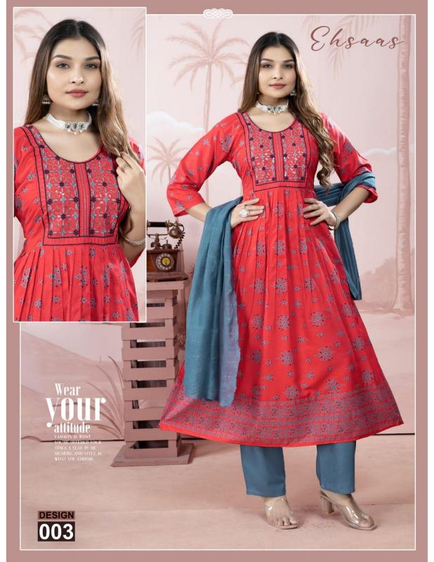 JLF Ehsaas catalog nd kurtis wholesale
