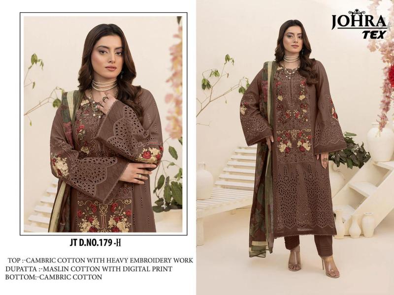 Johra Tex 179 H And I catalog pakistani wholesale suits