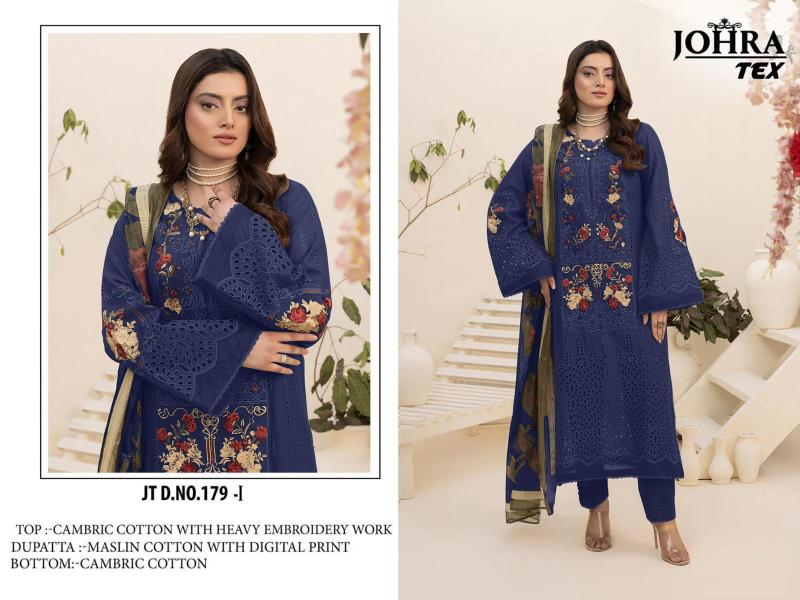 Johra Tex 179 H And I catalog pakistani wholesale suits