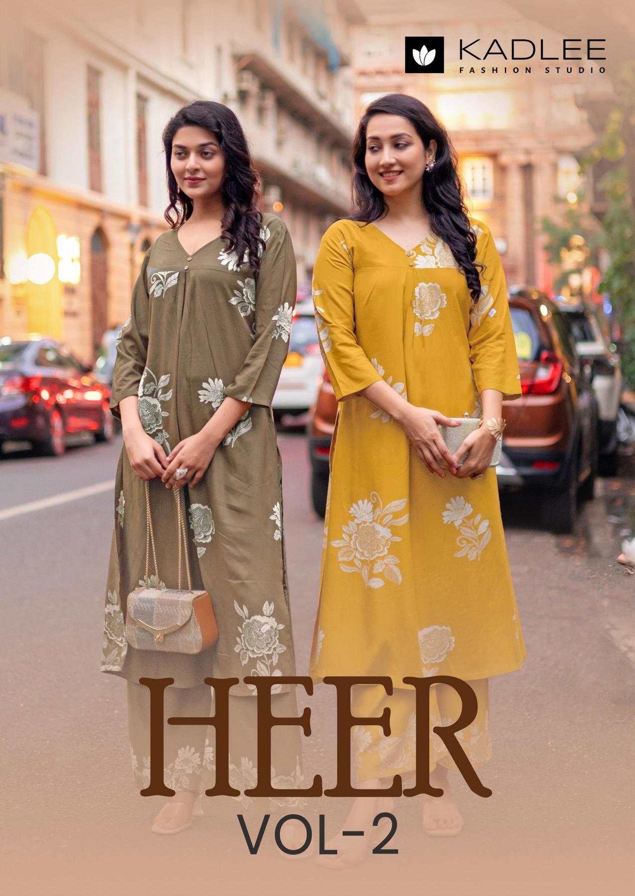 Kadlee Heer vol 2 catalog modest co ord set
