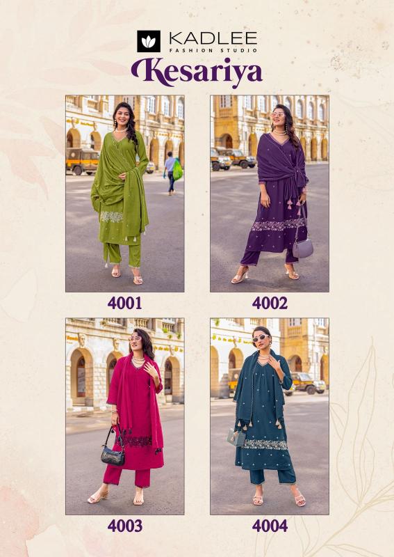 Kadlee Kesariya catalog designer kurtis wholesale online shopping