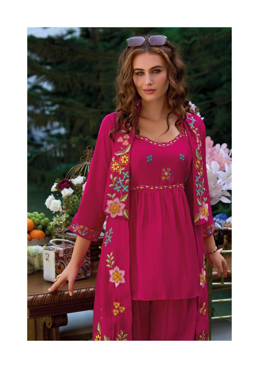 Kailee Fashion Bloom catalog viscose indo western