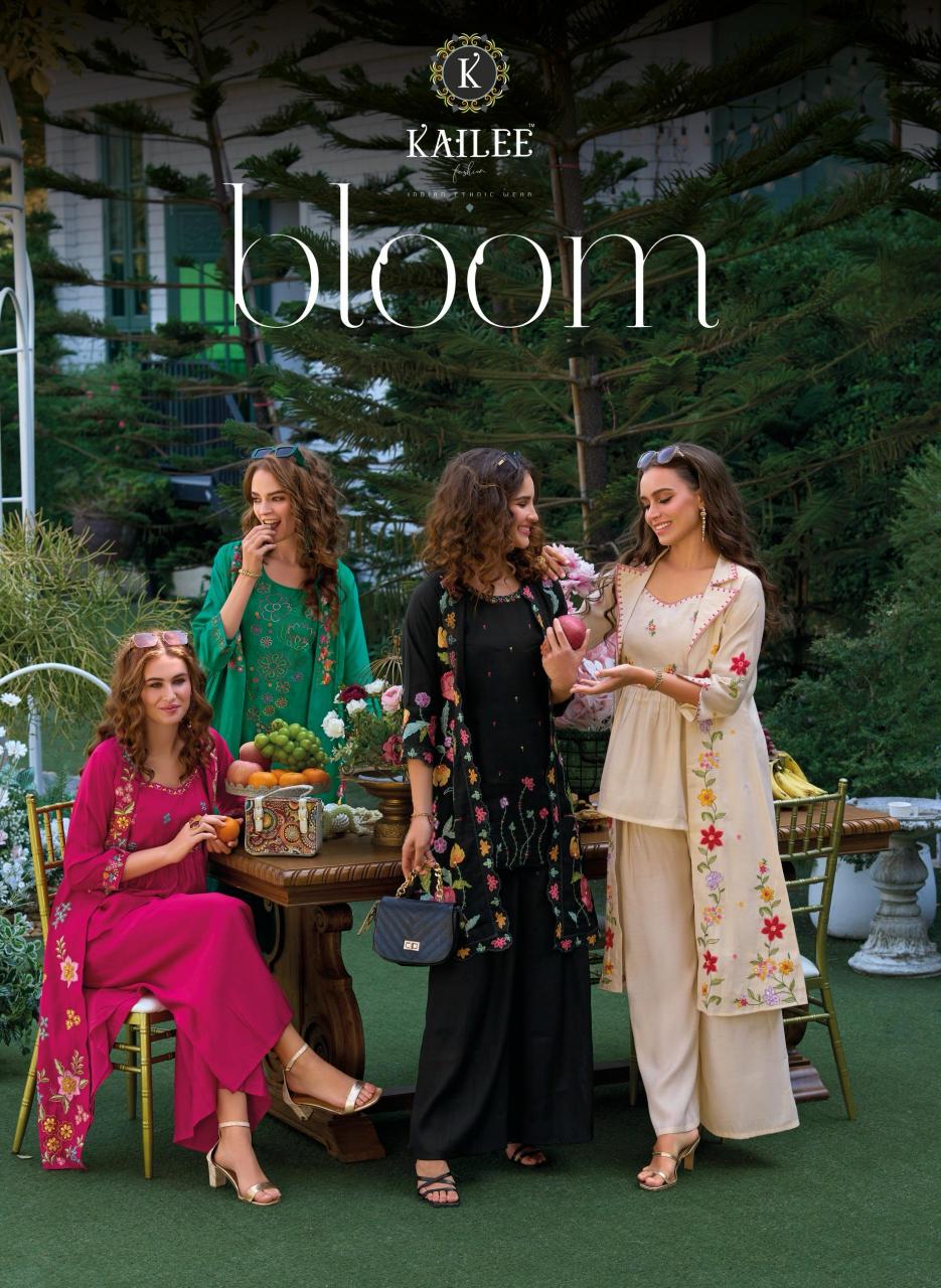 Kailee Fashion Bloom catalog viscose indo western