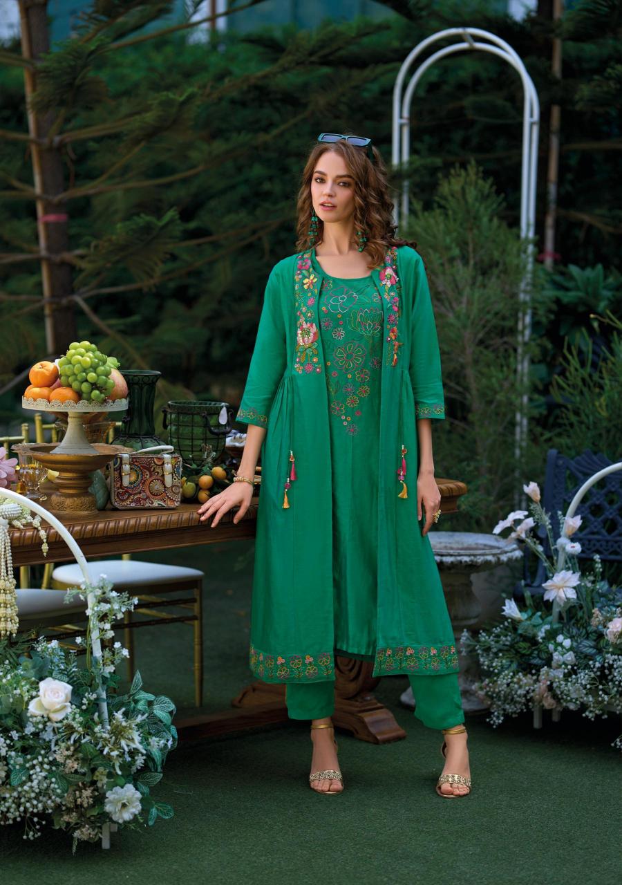 Kailee Fashion Bloom catalog viscose indo western