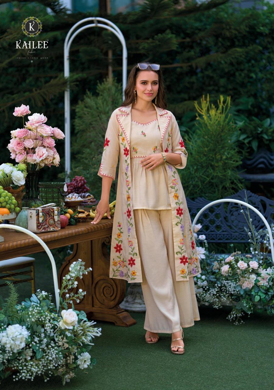 Kailee Fashion Bloom catalog viscose indo western