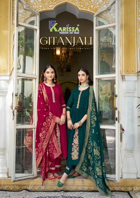 Karissa Gitanjali catalog designer kurtis wholesaler in jaipur