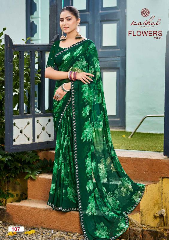 Kashvi Flowers Vol 1 Catalog online wholesale saree dealers