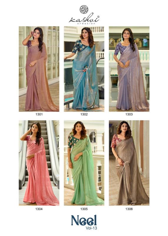 Kashvi Neel Vol 13 catalog sarees at wholesale price