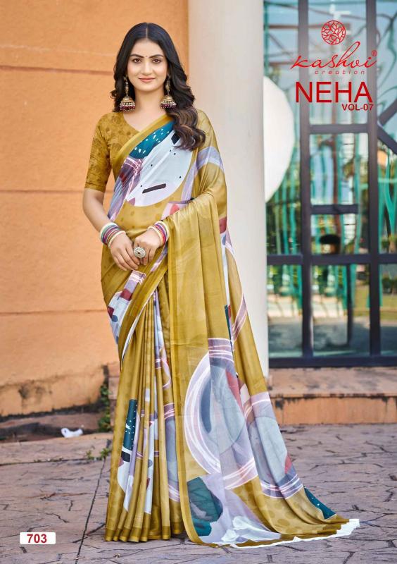 Kashvi Neha Vol 7 Catalog printed saree in surat