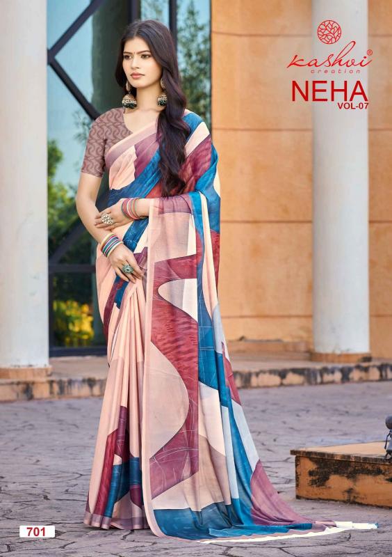 Kashvi Neha Vol 7 Catalog printed saree in surat
