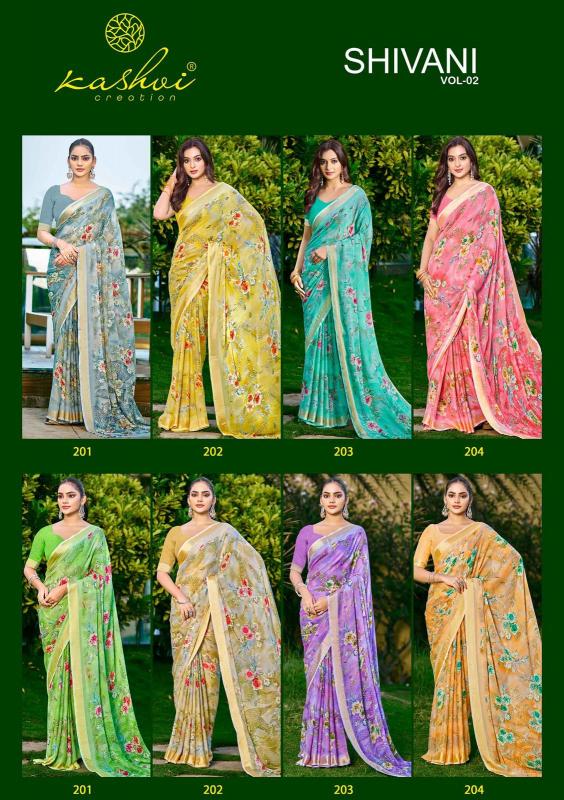 Kashvi Shivani Vol 2 Catalog surat saree market online shopping
