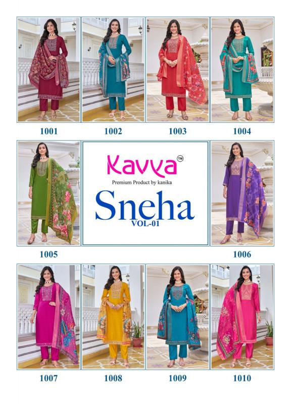 Kavya Sneha Vol 1 catalog wholesaler kurti in jaipur