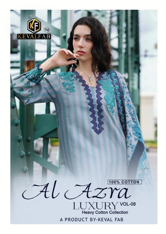 Keval Al Azara Vol 8 catalog pakistani lawn suits wholesale