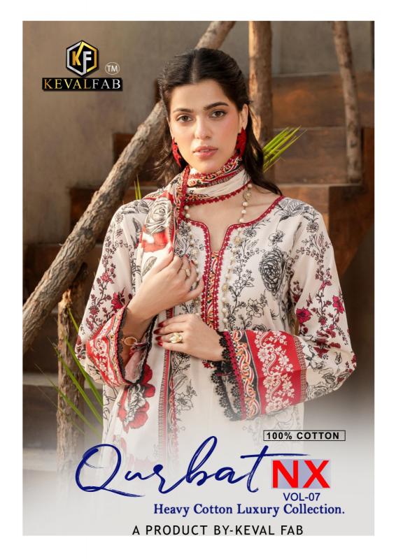 Keval Qurbat Nx Vol 8 catalog pakistani lawn suits in kolkata