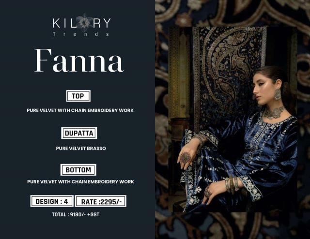 Kilory Fanna catalog india salwar kameez wholesale