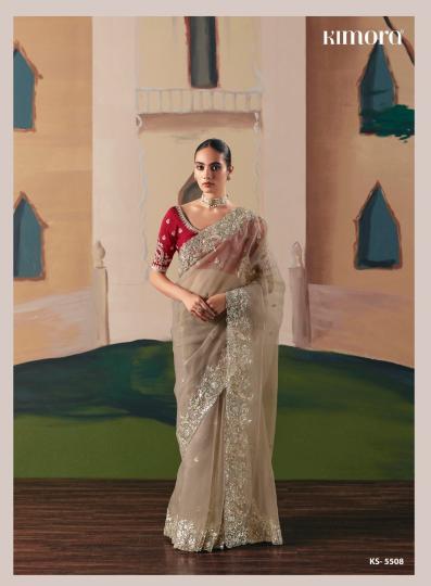 Kimora Ceremony catalog saree market surat