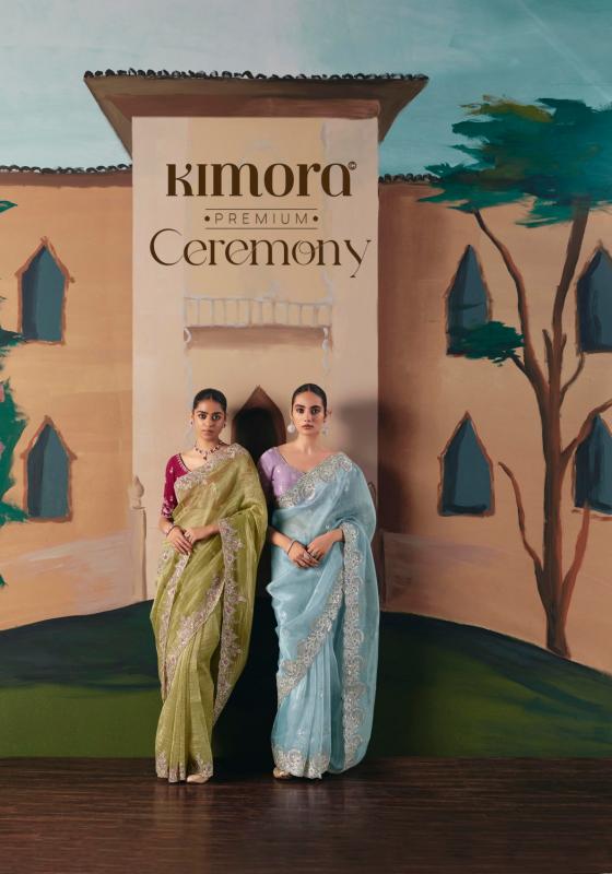 Kimora Ceremony catalog saree market surat
