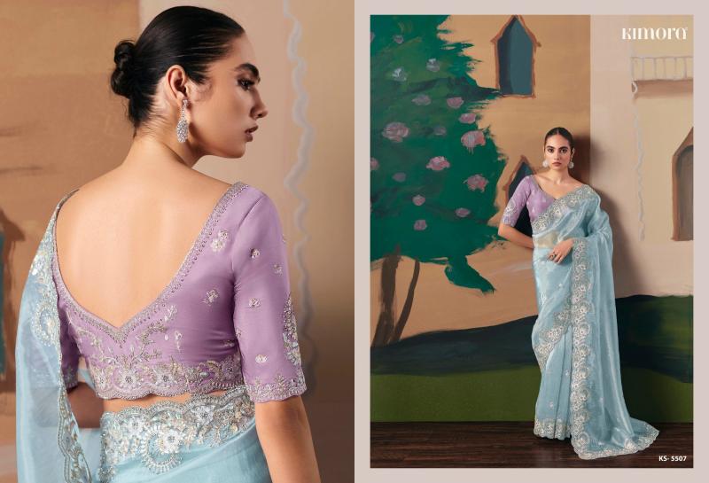 Kimora Ceremony catalog saree market surat