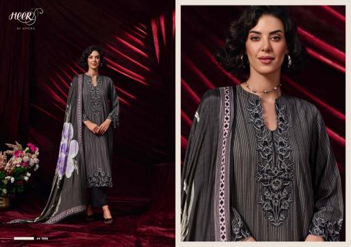 Kimora Heer Caravan catalog unstitched salwar kameez wholesalers kolkata