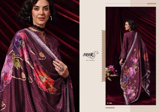 Kimora Heer Caravan catalog unstitched salwar kameez wholesalers kolkata