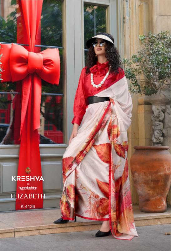 Kreshva Elizabeth catalog cheapest saree shop near me