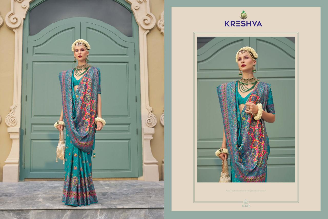 Kreshva Kashmir Vol 2 catalog banarasi saree manufacturers in surat