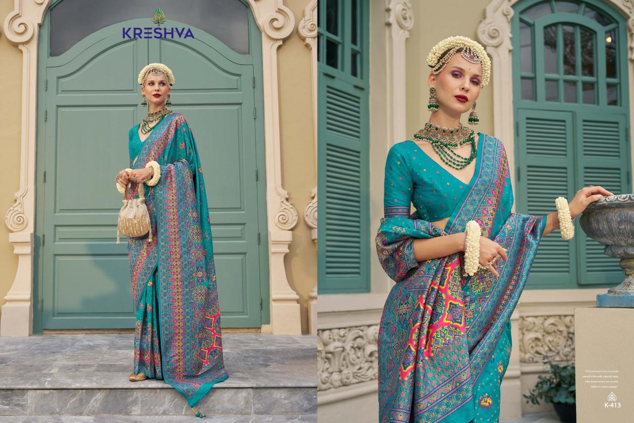 Kreshva Kashmir Vol 2 catalog banarasi saree manufacturers in surat