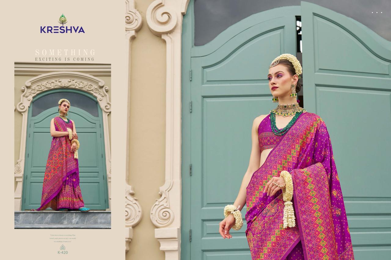 Kreshva Kashmir Vol 2 catalog banarasi saree manufacturers in surat
