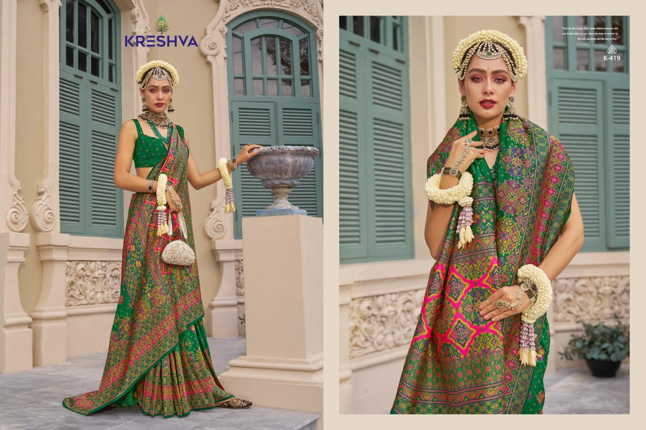 Kreshva Kashmir Vol 2 catalog banarasi saree manufacturers in surat