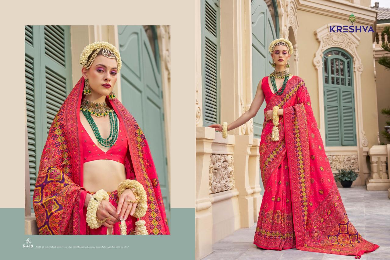 Kreshva Kashmir Vol 2 catalog banarasi saree manufacturers in surat