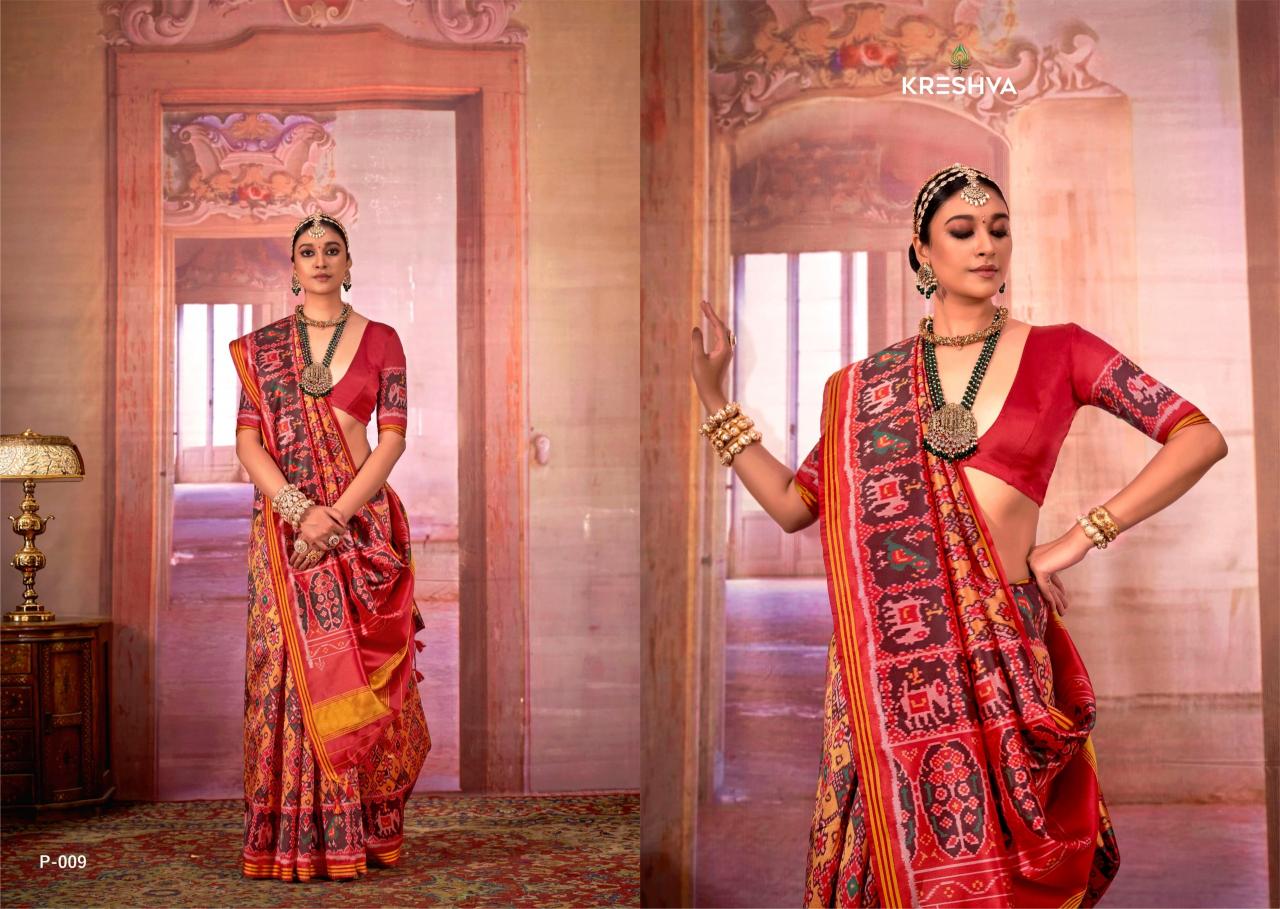 Kreshva Patola Royal catalog sarees wholesale online