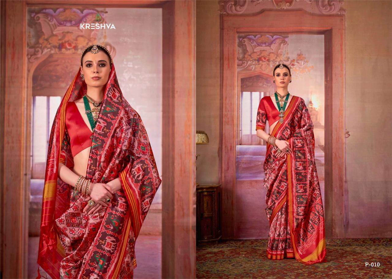 Kreshva Patola Royal catalog sarees wholesale online